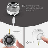 3.5mm Mini Wireless Portable Speaker – HIFI Crystal Clear Sound for Smartphones & Tablets