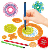 Spirograph Drawing Set for Kids – 27-Piece Spiral Art Kit with Gears, Pens & Rulers