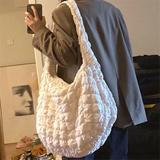 Stylish and Versatile Nylon Dumpling Shoulder Bag – Large Capacity and Fashionable Design