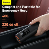 Compact Digital Tire Inflator Pump for Cars and Bikes – 12V Portable Air Compressor