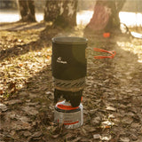 Professional Camping Stove System with Heat Exchanger Pot & Piezo Ignition