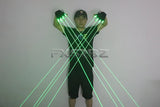 Green Laser Beam Gloves – LED Flash Finger Light Show for DJs, Performers & Nightclub Events