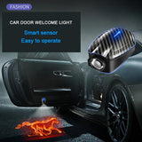 Rechargeable Wireless LED Car Door Welcome Lights – 2PCS Universal Ghost Shadow Projectors