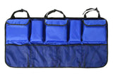 Universal Car Trunk Organizer – Large Capacity Backseat Storage Bag with Mesh Pockets