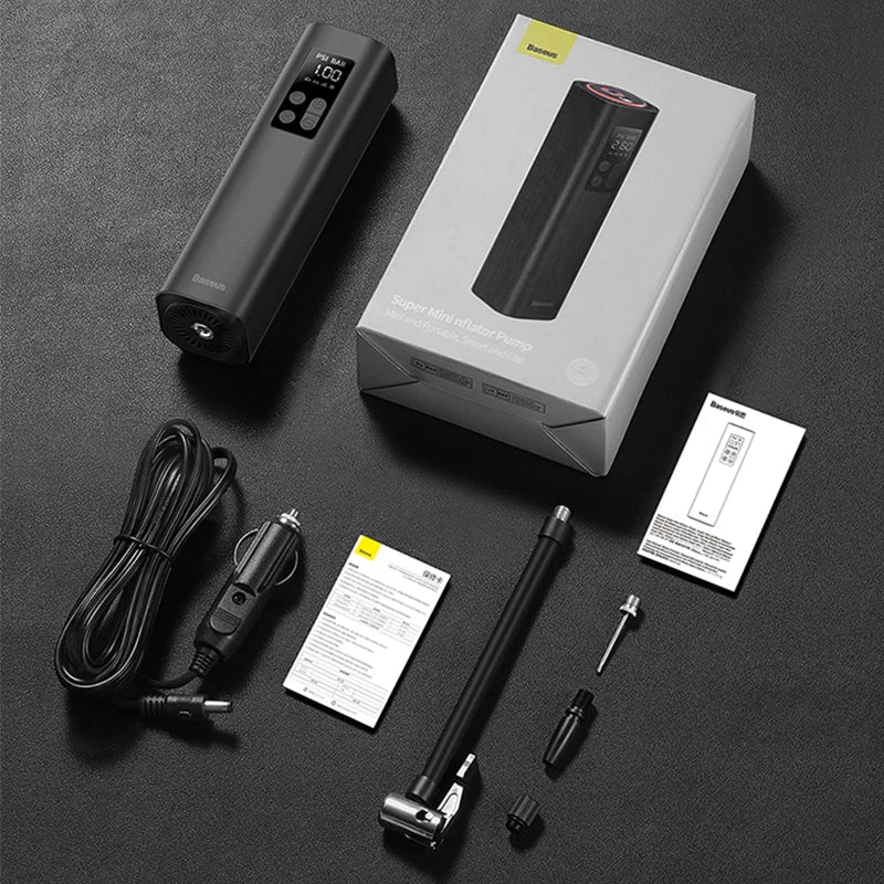 Portable 12V 150PSI Mini Car Air Compressor Tire Inflator for Cars, Bicycles, and Boats