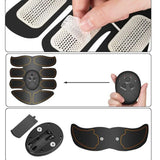 Wireless EMS Muscle Stimulator - Ab & Buttock Toner with 6 Training Modes