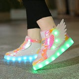 Kids' Light-Up Sneakers – Unisex LED Sport Shoes for Boys & Girls