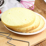 Adjustable Stainless Steel Cake Slicer – Height Adjustable Baking & Decorating Tool