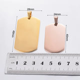 Custom Engraved Stainless Steel Dog Tag – Personalized Military Pendant with Chain