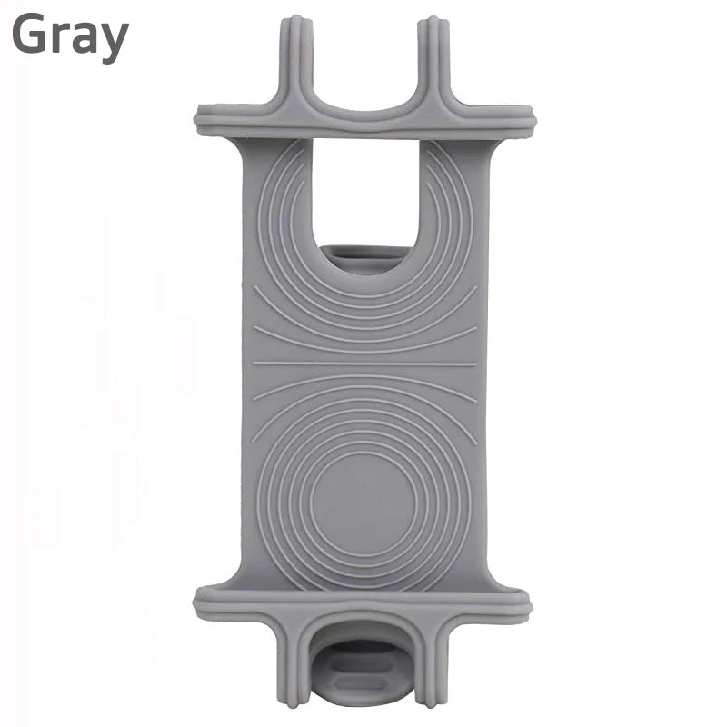 Universal Bicycle & Motorcycle Phone Holder - Silicone Bike Mount for Handlebar