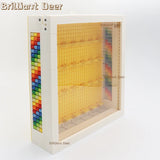 Wall-Mountable Clamshell Display Case for Lego Minifigures - Dustproof Collection Box with Stand