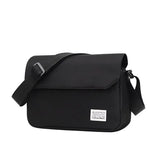 Compact Oxford Canvas Messenger Bag – Unisex Crossbody Shoulder Satchel for Everyday Use