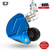Auriculares intrauditivos híbridos con controladores 1BA + 1DD, conexión por cable de 3,5 mm, diseño de metal y micrófono para sonido HiFi