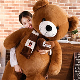 Plush Bear Stuffed Toy – Soft Cotton Animal Doll for Kids and Collectors