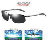 Polarized Photochromic Sports Sunglasses – UV400 Protection for Fishing & Outdoor Activities