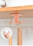 🔹 Organizador de ganchos multiusos para cocina y baño: solución de almacenamiento que ahorra espacio 🔹