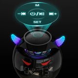 Bluetooth Alarm Clock Speaker with LED Display – Wireless Mini Music Player with Subwoofer & 3D Stereo Sound