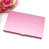 Custom Engraved Metal Business Card Holder for Professionals