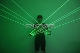 Green Laser Beam Gloves – LED Flash Finger Light Show for DJs, Performers & Nightclub Events