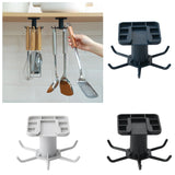 🔹 Organizador de ganchos multiusos para cocina y baño: solución de almacenamiento que ahorra espacio 🔹