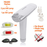 2-in-1 IPL Laser Hair Removal Device - Permanent At-Home Hair Remover for Face & Body