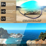 Fashion Polarized Sunglasses – Oversized Square Frame, UV Protection & Anti-Glare Lenses