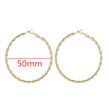 Trendy Large Hoop Earrings for Women – Bold and Stylish Statement Jewelry