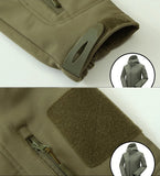 Chaqueta y pantalones tácticos softshell impermeables para hombre para senderismo, acampada y esquí en invierno