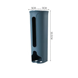 Dispensador de bolsas de basura para cocina y baño con soporte para bolsas de plástico para montaje en pared