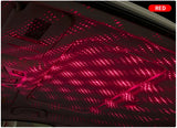 USB Car Roof Star Projector Light - Galaxy Laser Atmosphere Ambient Lighting