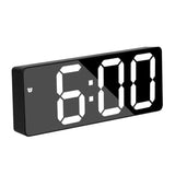 Digital LED Alarm Clock with Voice Control and Snooze for Bedroom