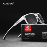 KDEAM Polarized Photochromic Sunglasses – Square Outdoor UV400 Eyewear for Men & Women