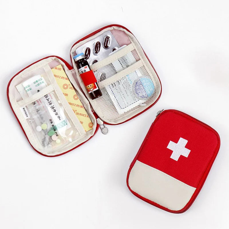 Portable Mini First Aid Kit Bag for Travel, Camping, and Emergency Survival