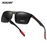 Gafas de sol polarizadas TR90 ultraligeras KDEAM: gafas deportivas rectangulares con protección UV400 para hombres y mujeres