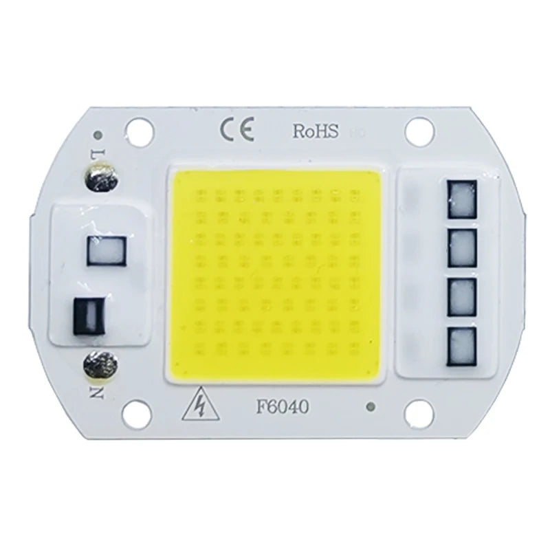 High-Power COB LED Chip – 10W to 50W | IP65 Waterproof | Smart IC | No Driver Needed