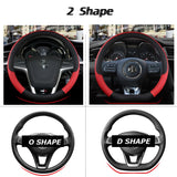 Funda de volante de cuero de microfibra de primera calidad para MG: diseño duradero, protector y antideslizante