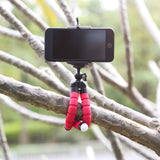 Mini trípode flexible Selens: soporte ajustable con forma de pulpo para teléfono y cámara