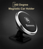 Baseus Magnetic Car Phone Holder – Secure Mount, 360° Rotation, Universal Compatibility