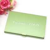 Custom Engraved Metal Business Card Holder for Professionals