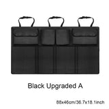 Universal Car Trunk Organizer – Large Capacity Backseat Storage Bag with Mesh Pockets
