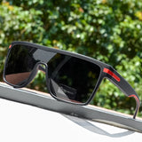 Fashion Polarized Sunglasses – Oversized Square Frame, UV Protection & Anti-Glare Lenses