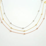 Elegante collar tipo gargantilla con circonitas cúbicas en plata de ley 925: joyería minimalista para mujer