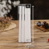 Velas clásicas de mástil largo: decoración elegante para cualquier ocasión
