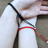 Trendy Ethnic Cotton Rope Chain Bracelet - Adjustable Geometric Design for Men & Women