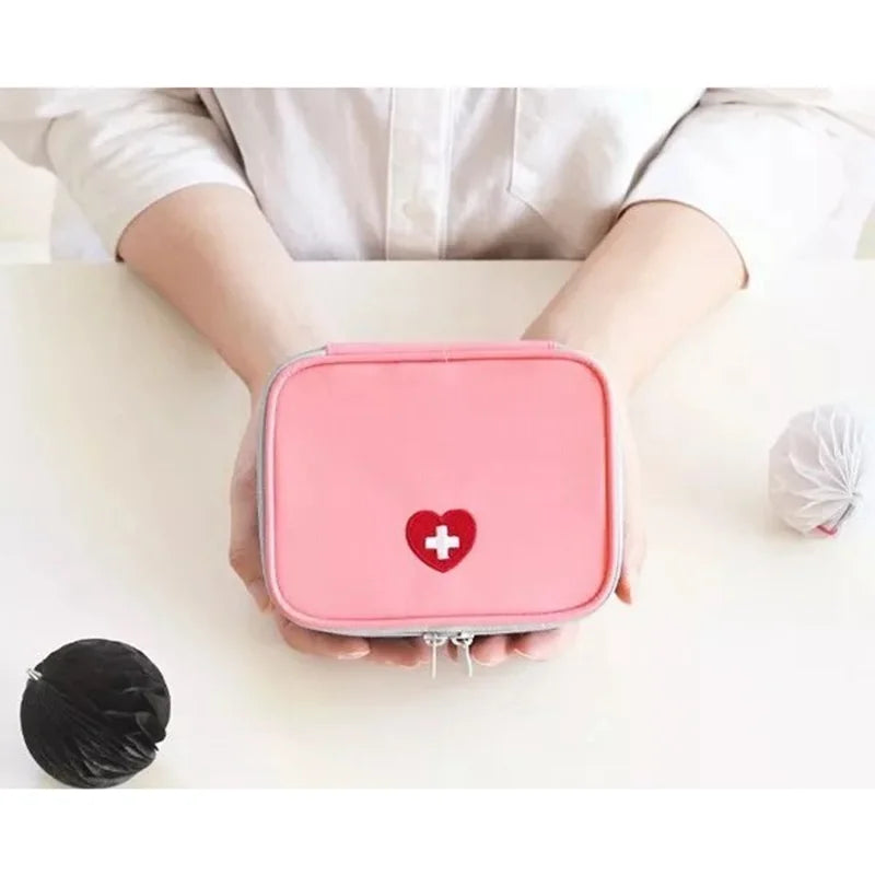 Compact Emergency Medicine Storage Bag – Portable First Aid Organizer for Travel and Home