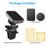 Universal Magnetic Car Phone Holder - Powerful 6X Magnets for iPhone & Samsung Galaxy