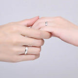 Anillos de pareja en plata de ley 925: alianzas de boda elegantes y atemporales