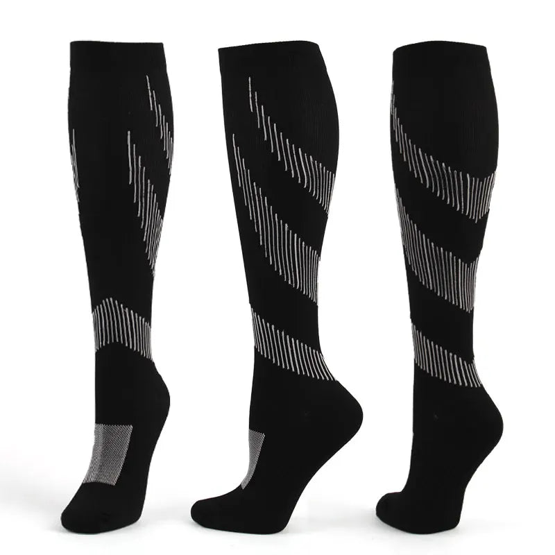 Unisex Compression Socks – Enhanced Circulation & Muscle Support