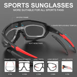 X-TIGER Cycling Sunglasses – Lightweight, UV Protection, Multi-Lens Sports Eyewear for Men & Women