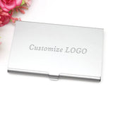 Custom Engraved Metal Business Card Holder for Professionals